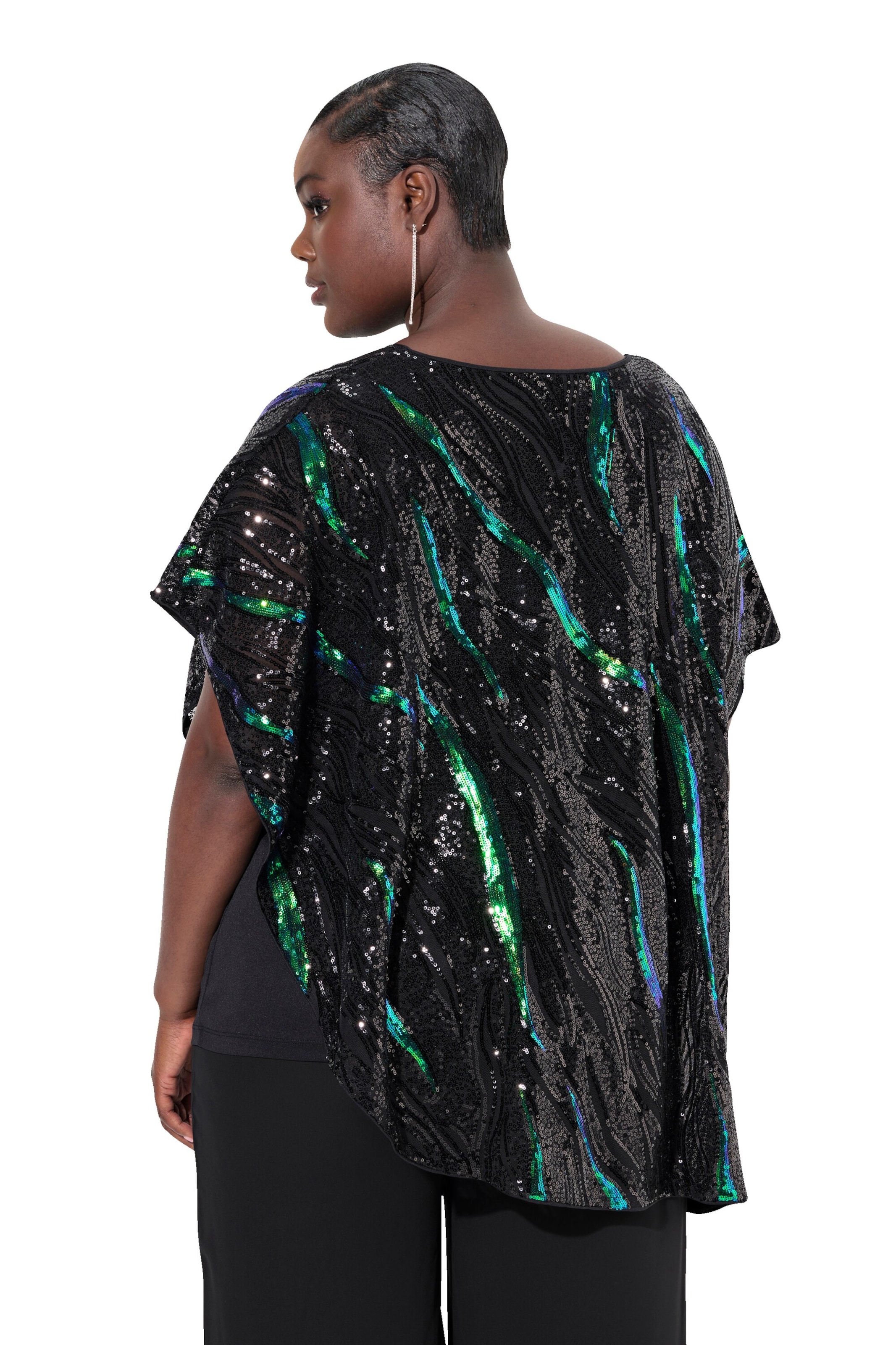 Ulla Popken Bluse in Schwarz