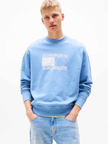 Tommy Jeans Sweatshirt in Blue: front