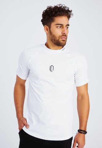 Leif Nelson Gym T-Shirt Rundhals in Weiß