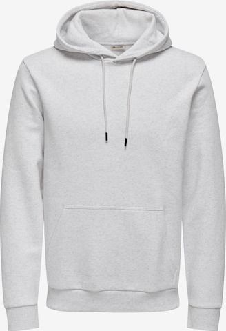 Only & Sons Regular Fit Collegepaita 'ONSCERES' värissä harmaa: etupuoli