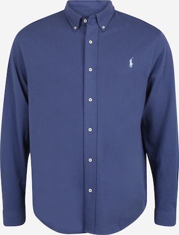 Polo Ralph Lauren Big & Tall Overhemd in Blauw: voorkant