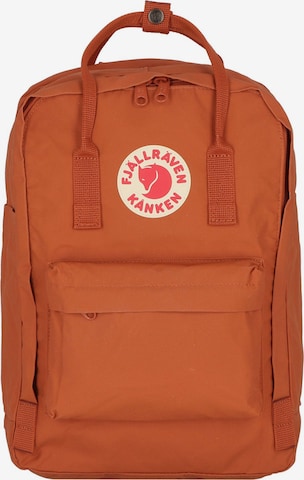 Zaino di Fjällräven in arancione: frontale