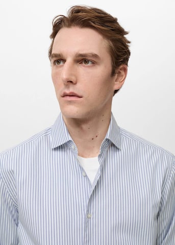 MANGO MAN Regular Fit Hemd 'Donosti' in Blau