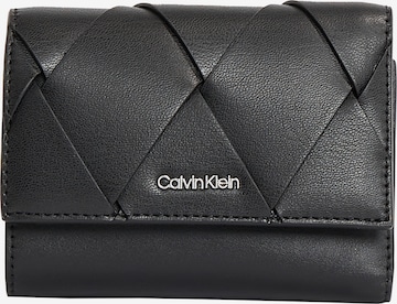 Calvin Klein Portemonnaie in Schwarz: Vorderseite