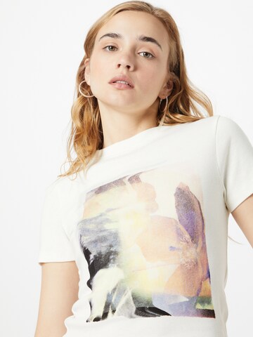 TOPSHOP T-shirt i beige