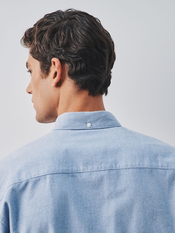 Next Comfort fit Button Up Shirt in Blue