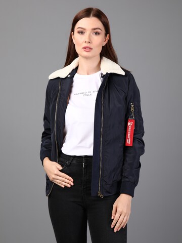 Giorgio di Mare Between-season jacket 'Lumi' in Blue: front