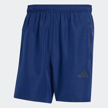 ADIDAS PERFORMANCE Pants in Blue: front