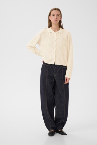 KAREN BY SIMONSEN Knit cardigan 'KBUnice' in White