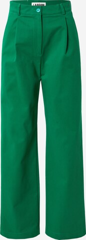 Laagam Loosefit Παντελόνι 'Hailey' σε πράσινο: μπροστά