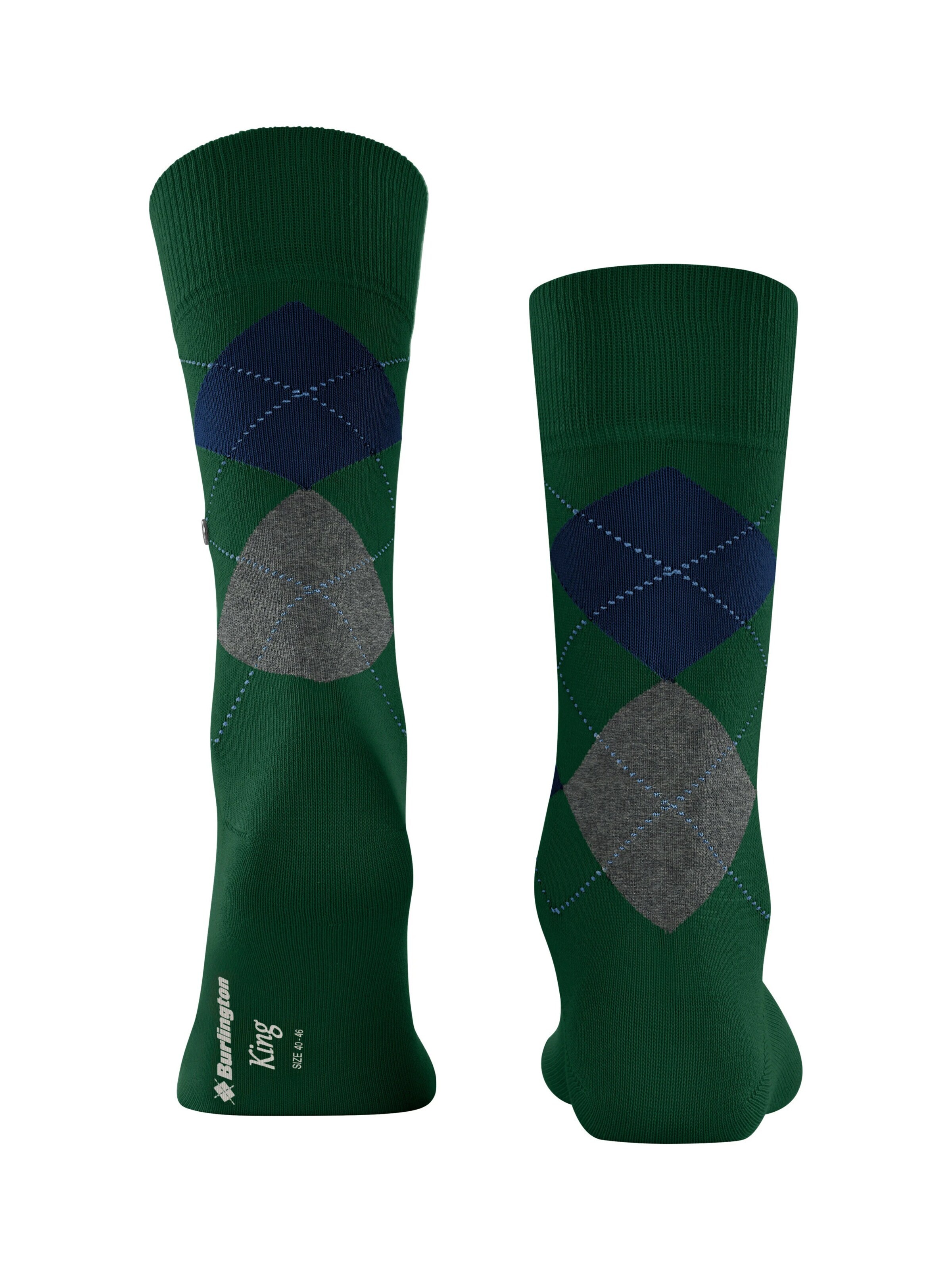 BURLINGTON Socks 'King' in Green