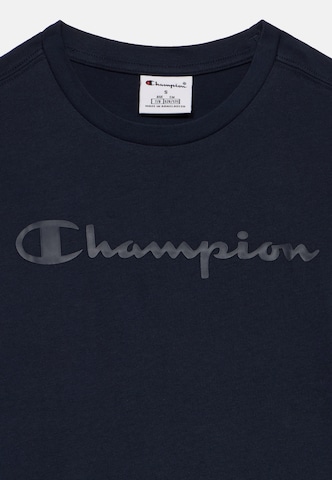 T-Shirt Champion en bleu