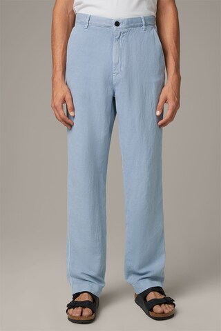 STRELLSON Tapered Broek 'Beda' in Blauw: voorkant