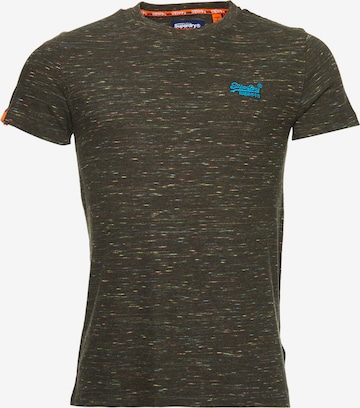 Coupe regular T-Shirt Superdry en vert : devant