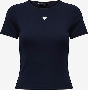 Tricou 'ONLELVA JUNE' de la ONLY pe albastru: față