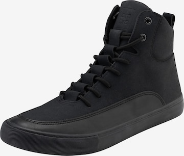 Ombre Sneaker high in Schwarz: Vorderseite