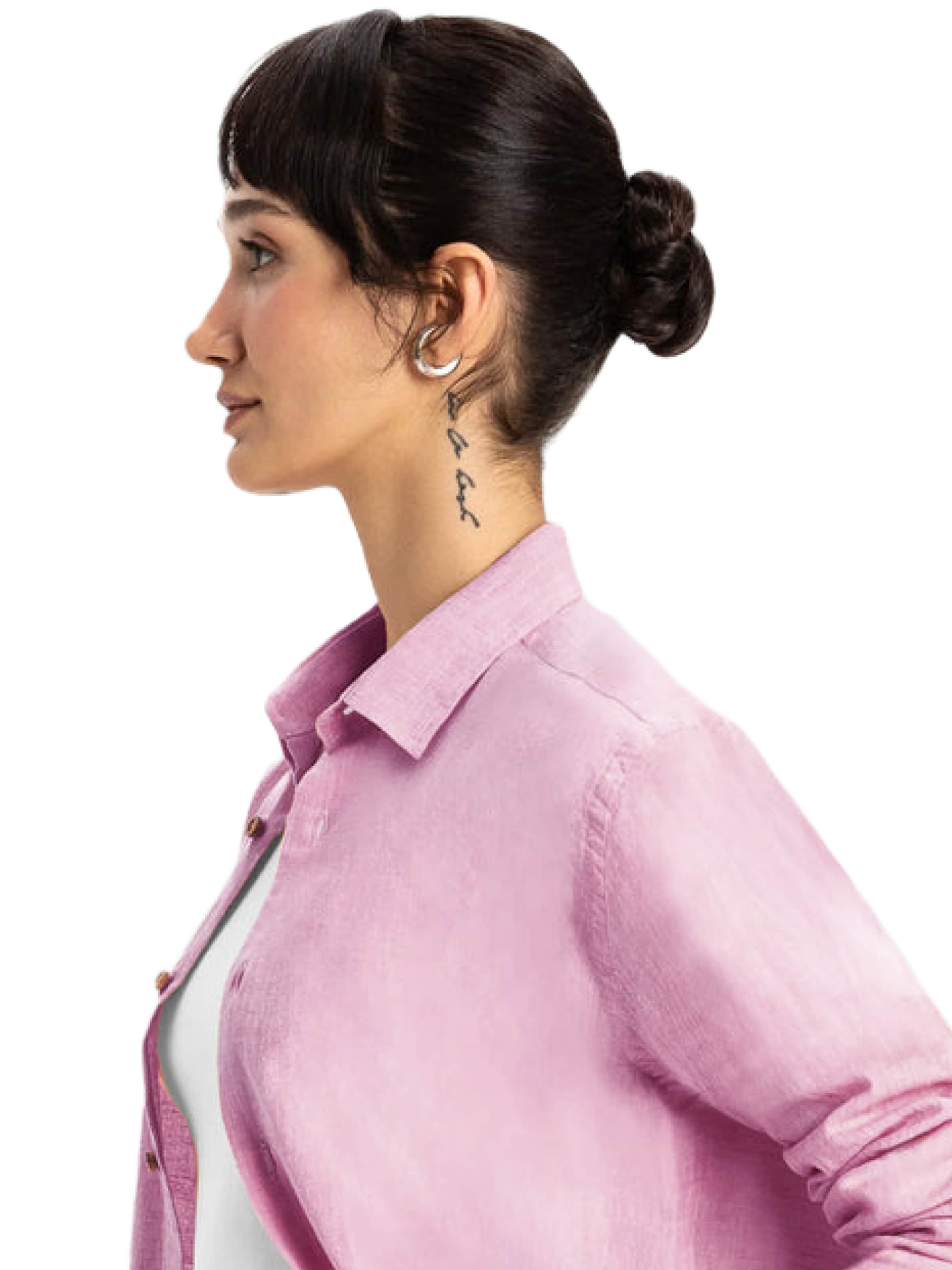 UNIQVIBE Bluse in Pink