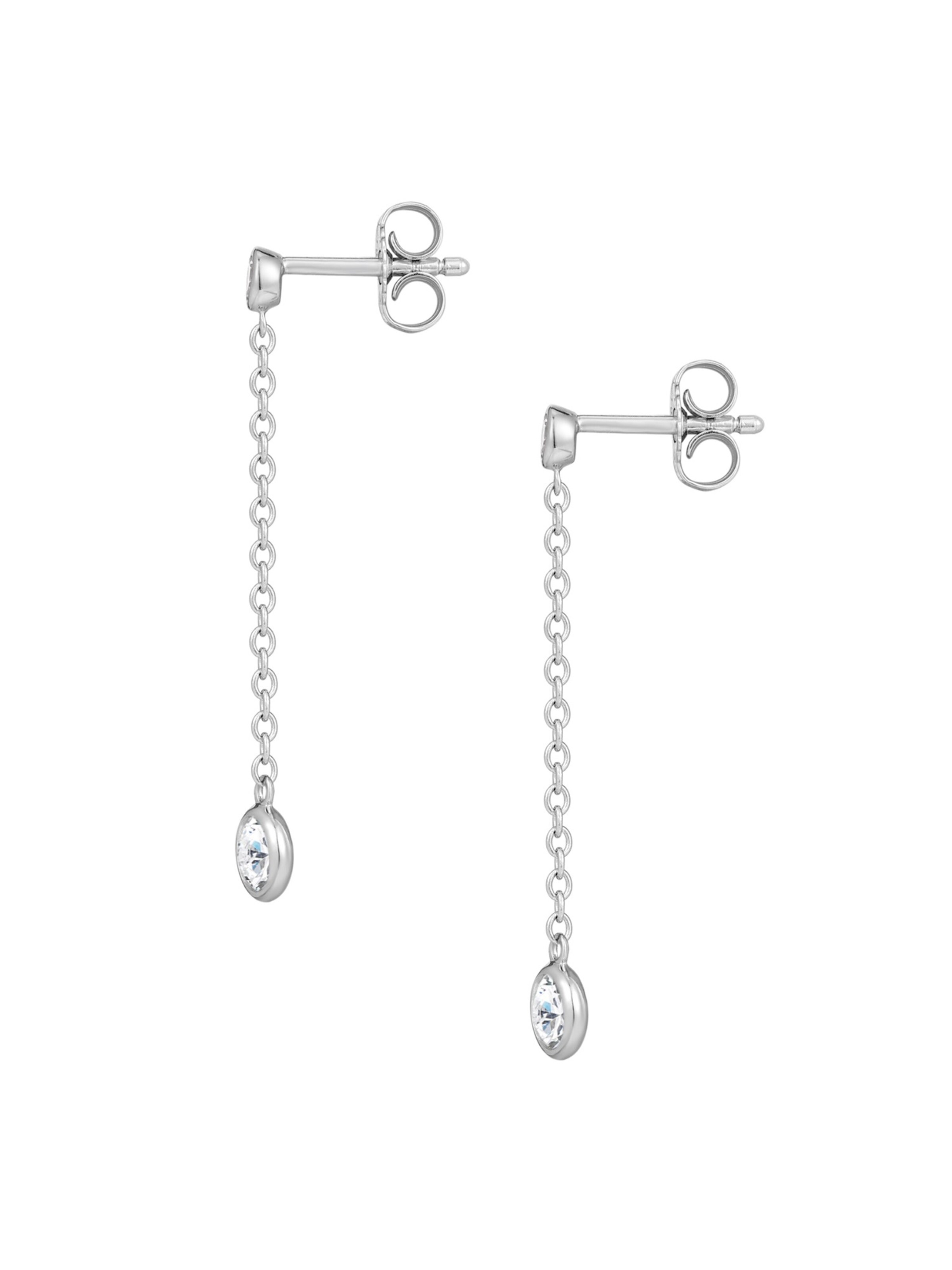 Trilani Earrings in Silver