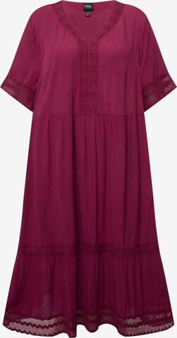 Robe Ulla Popken en rouge : devant