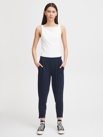 regular Pantaloni con pieghe 'KATE' di ICHI in blu