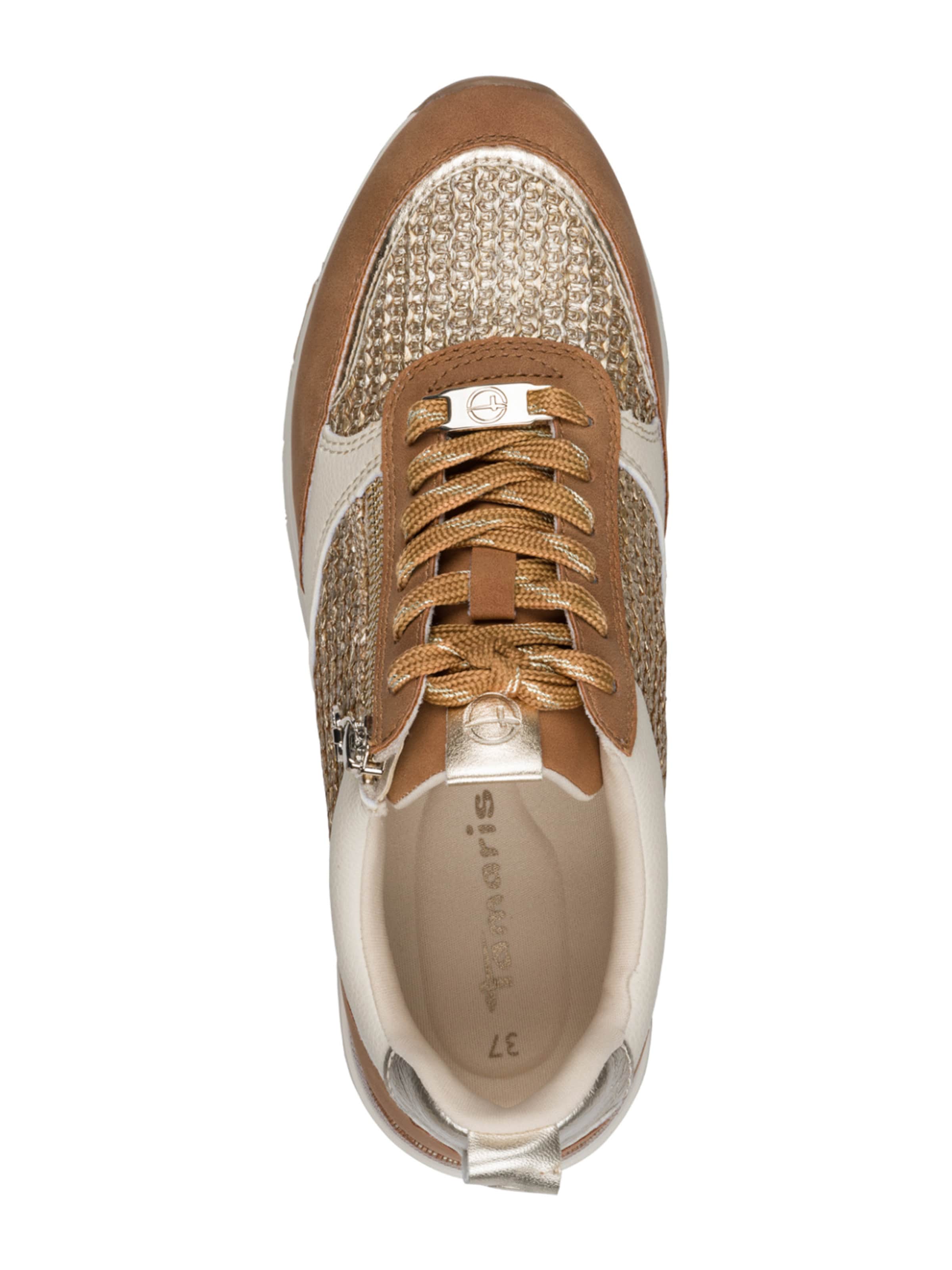 Baskets basses 'Almina' Tamaris en marron