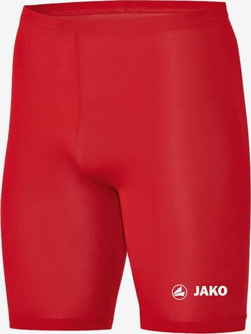 JAKO Skinny Sportbroek in Rood: voorkant