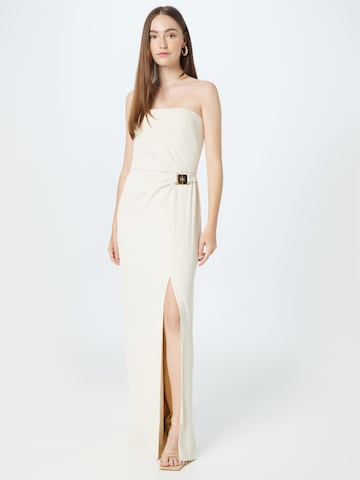 Robe de soirée 'MARRIEL' Lauren Ralph Lauren en beige : devant