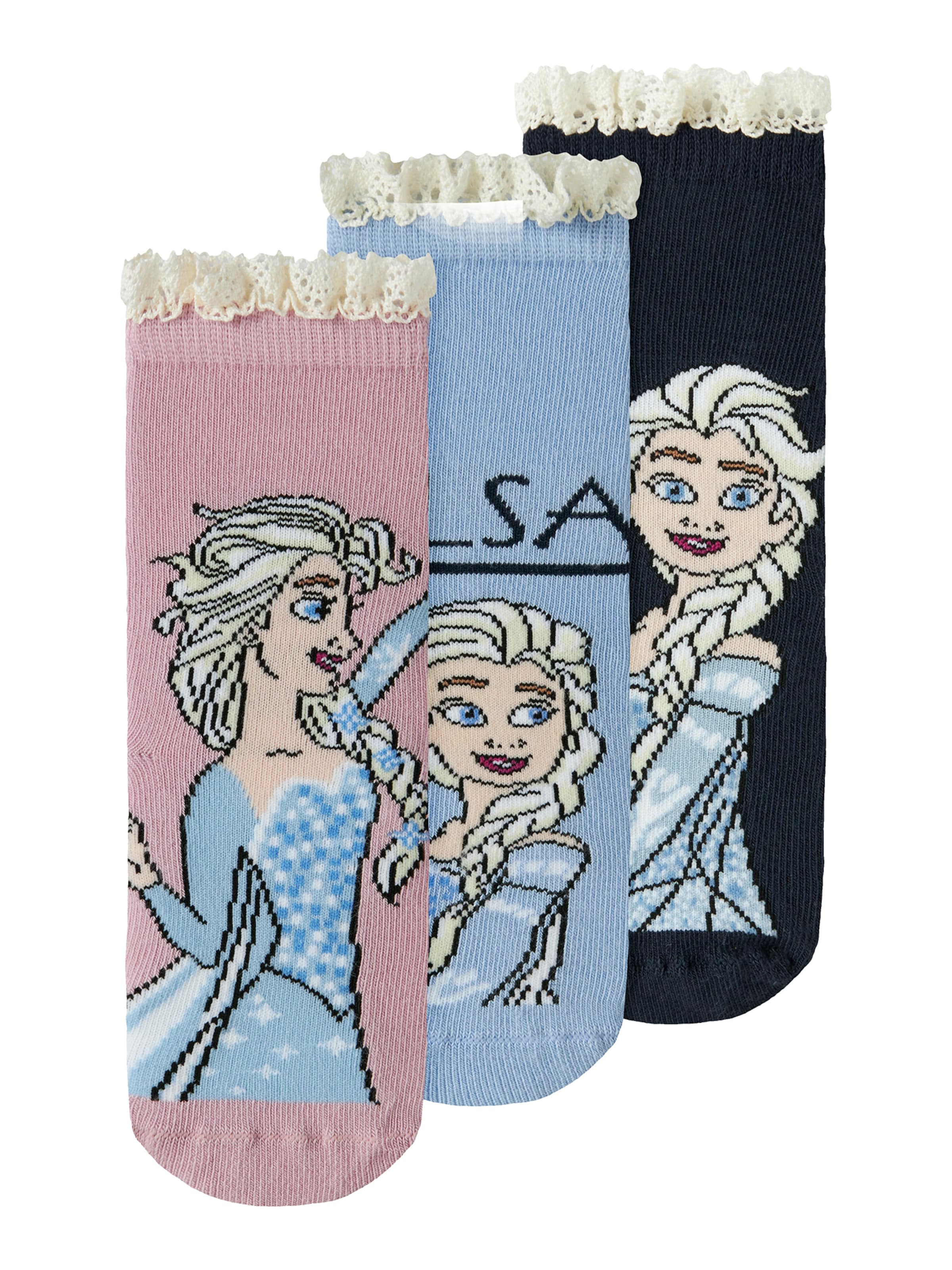 NAME IT Socks 'NMFOSA FROZEN' in Blue: front