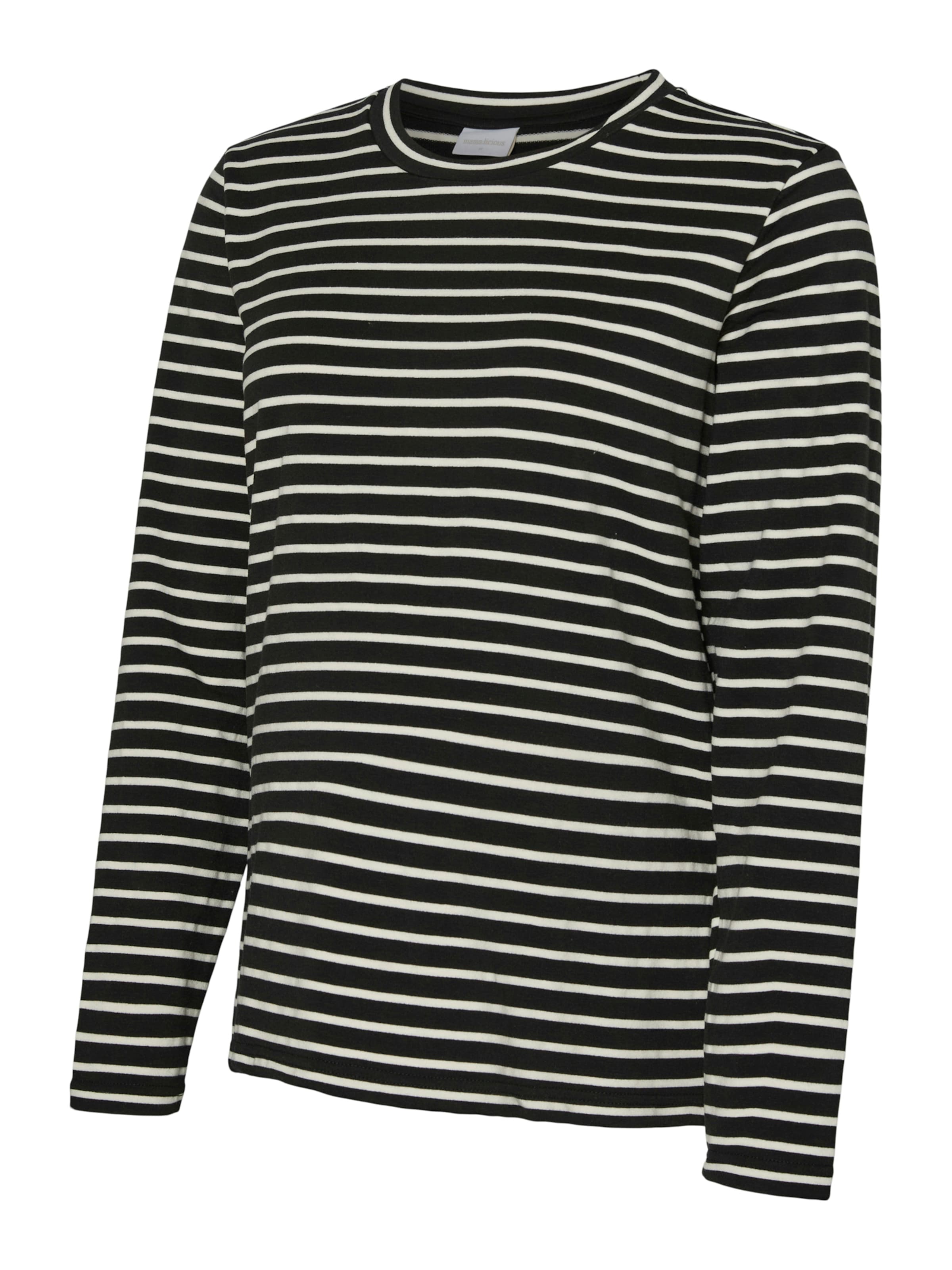 MAMALICIOUS Тениска 'MLamila Vita' в черно: отпред