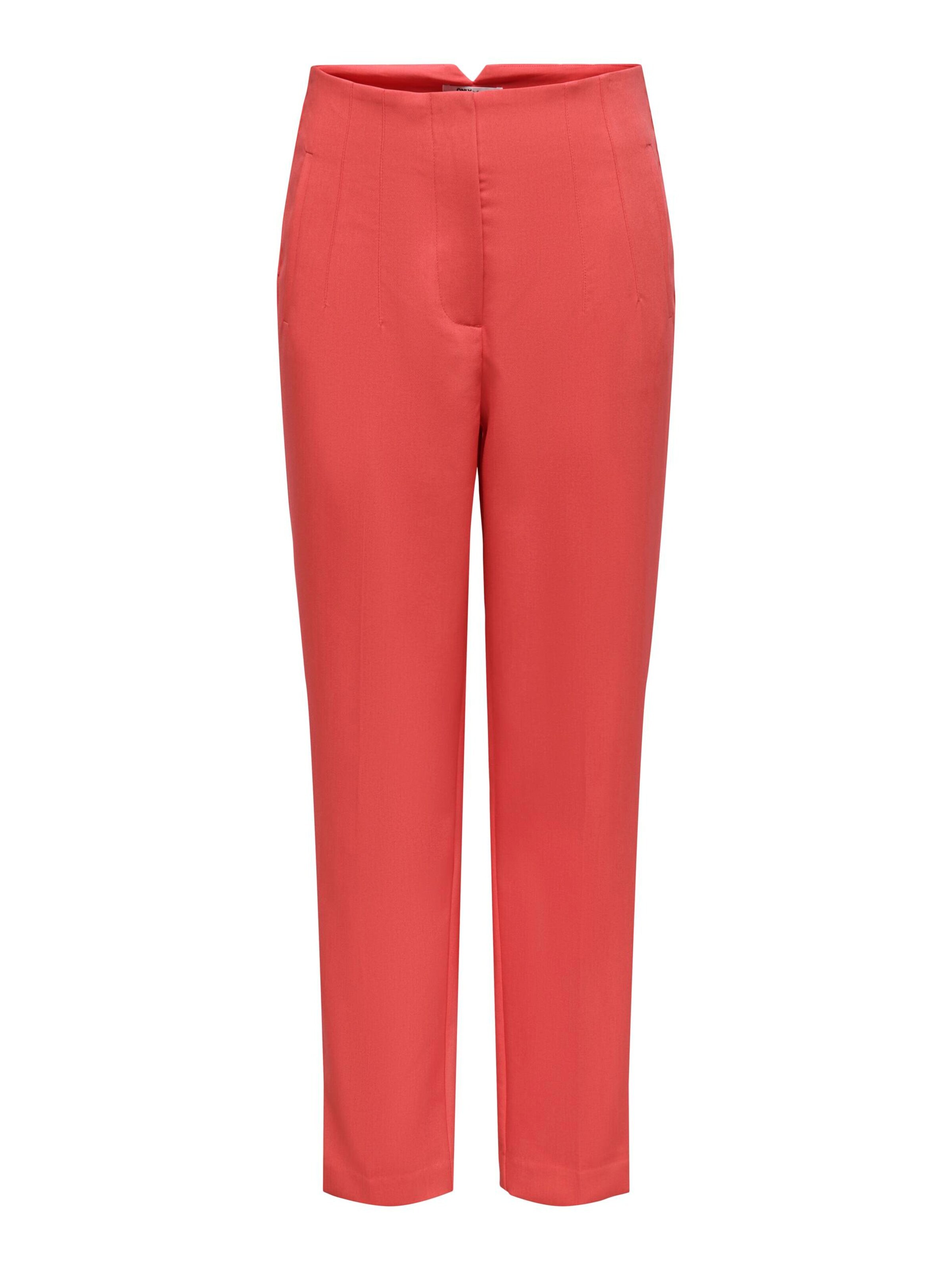 ONLY Pantalon en 36 en rouge, Vue avec produit