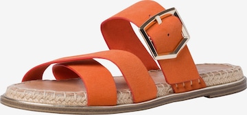 TAMARIS Mules in Orange: front