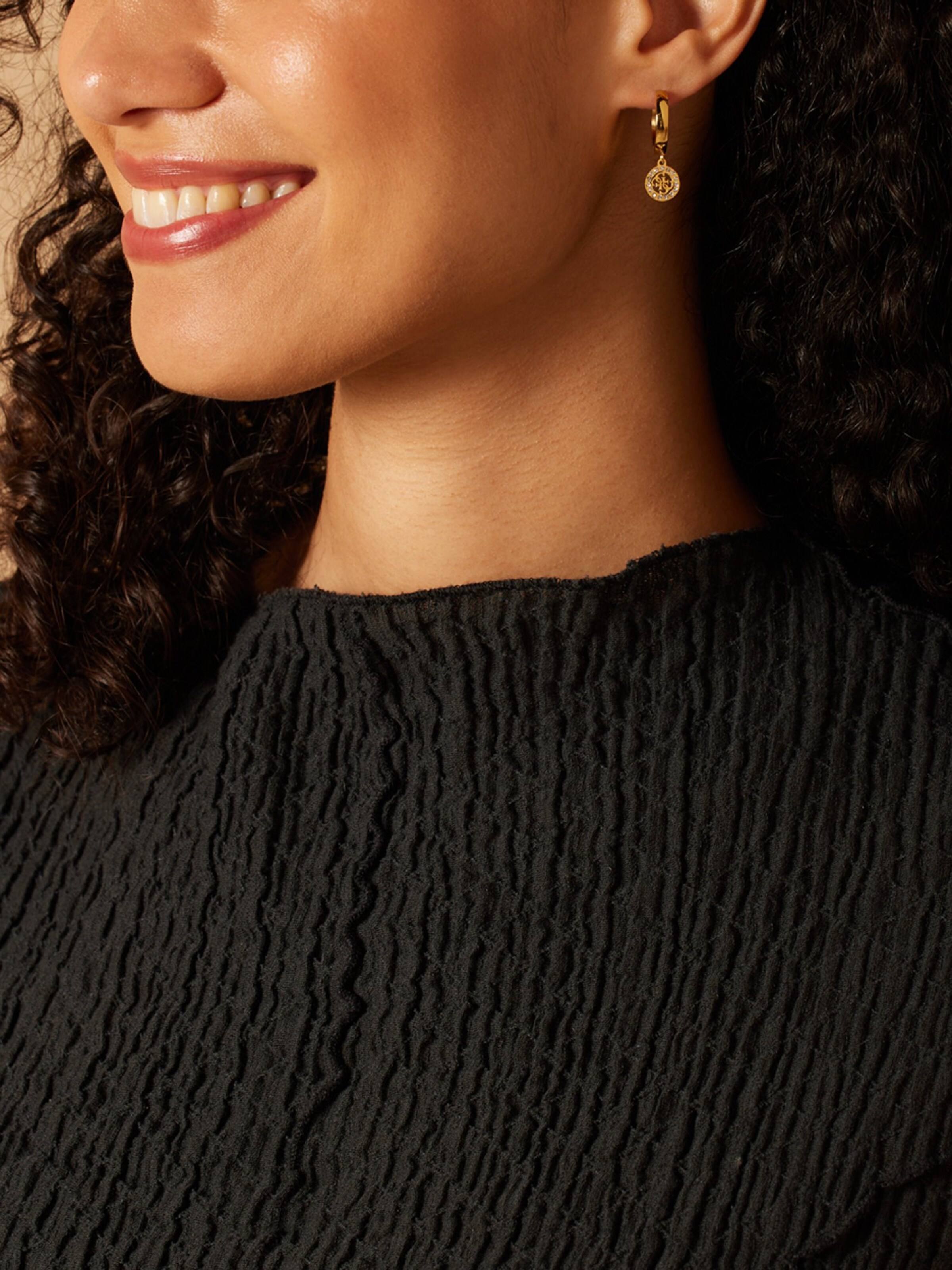 GUESS Oorbellen in Goud: voorkant