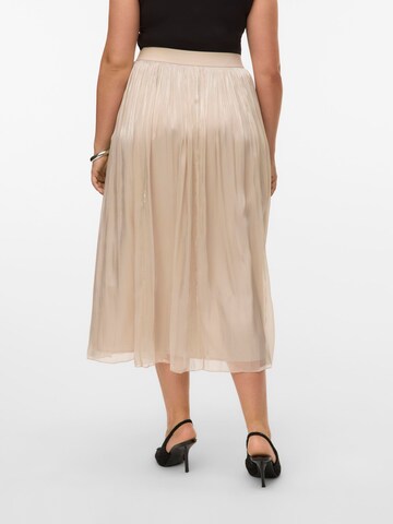 Vero Moda Curve Rok 'VMCVips' in Beige