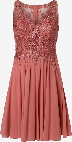 Laona Cocktailjurk in Oranje: voorkant