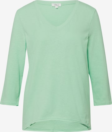 T-shirt s.Oliver en vert : devant