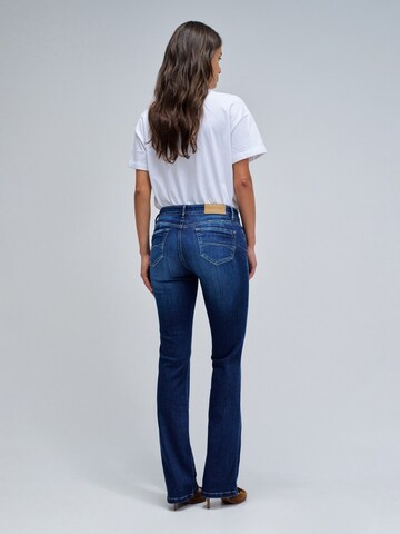 évasé Jean 'Wonder' Salsa Jeans en bleu