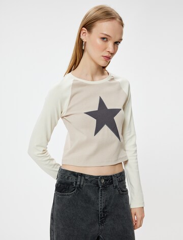 Koton Shirt in Bruin: voorkant