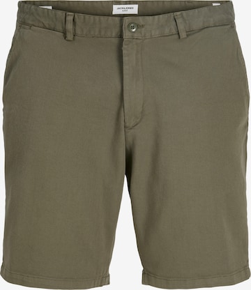 Jack & Jones Plus Chino trousers 'JPSTCHRIS' in Green: front