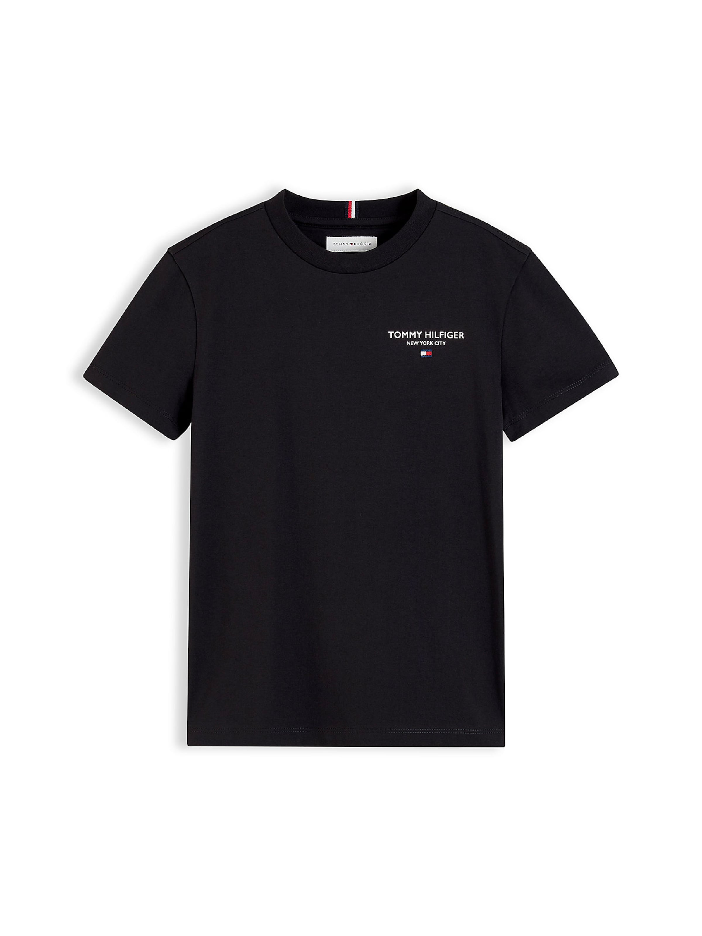 TOMMY HILFIGER Shirt 'Essential' in Zwart: voorkant
