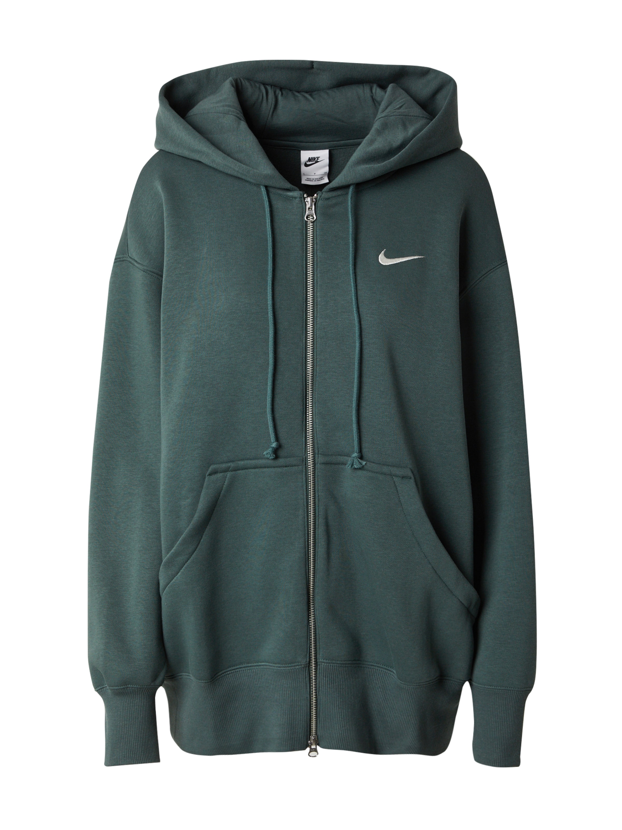 Giacca sportiva 'PHNX FLC' di Nike Sportswear in verde: frontale