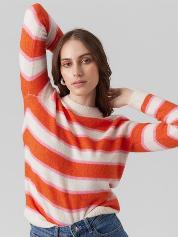 VERO MODA Sweater 'PLAZA' in Red