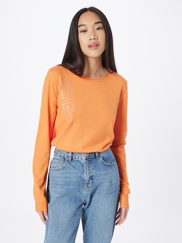 Key Largo Pullover 'NEVER' in Orange: predná strana