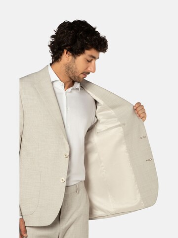 BENVENUTO Slim fit Suit 'LAZIO MESSINA 5606' in Brown