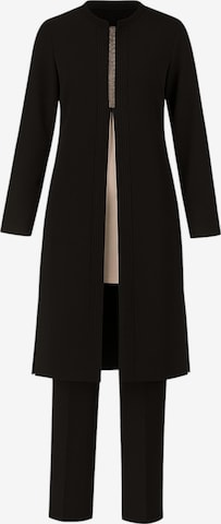 fashionshowcase Hosenanzug 'NAZAN' in Schwarz: Vorderseite