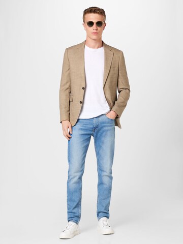 BURTON MENSWEAR LONDONSlim Fit Sako 'End on End' - bež boja