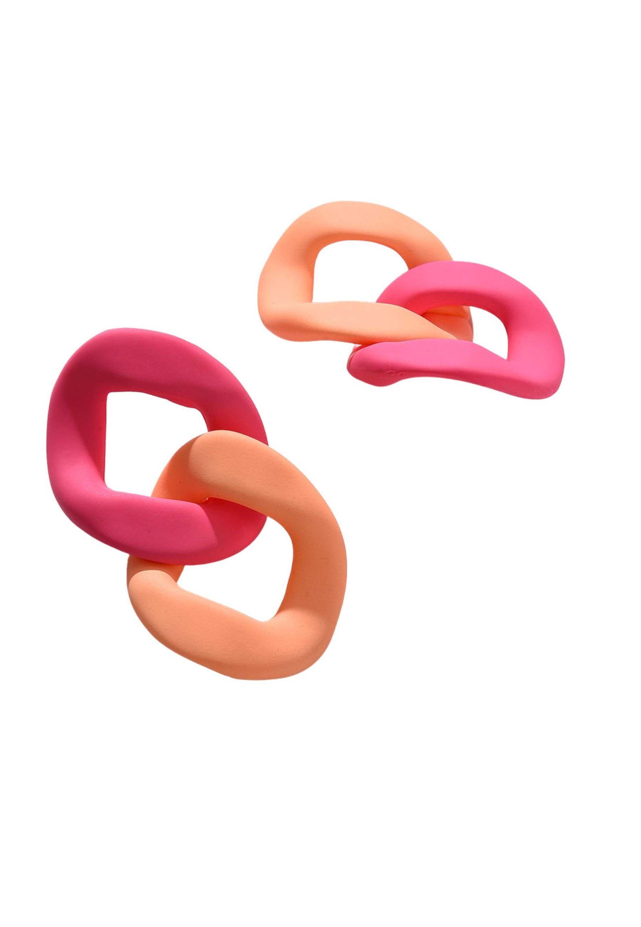 Boucles d'oreilles SOHI en orange