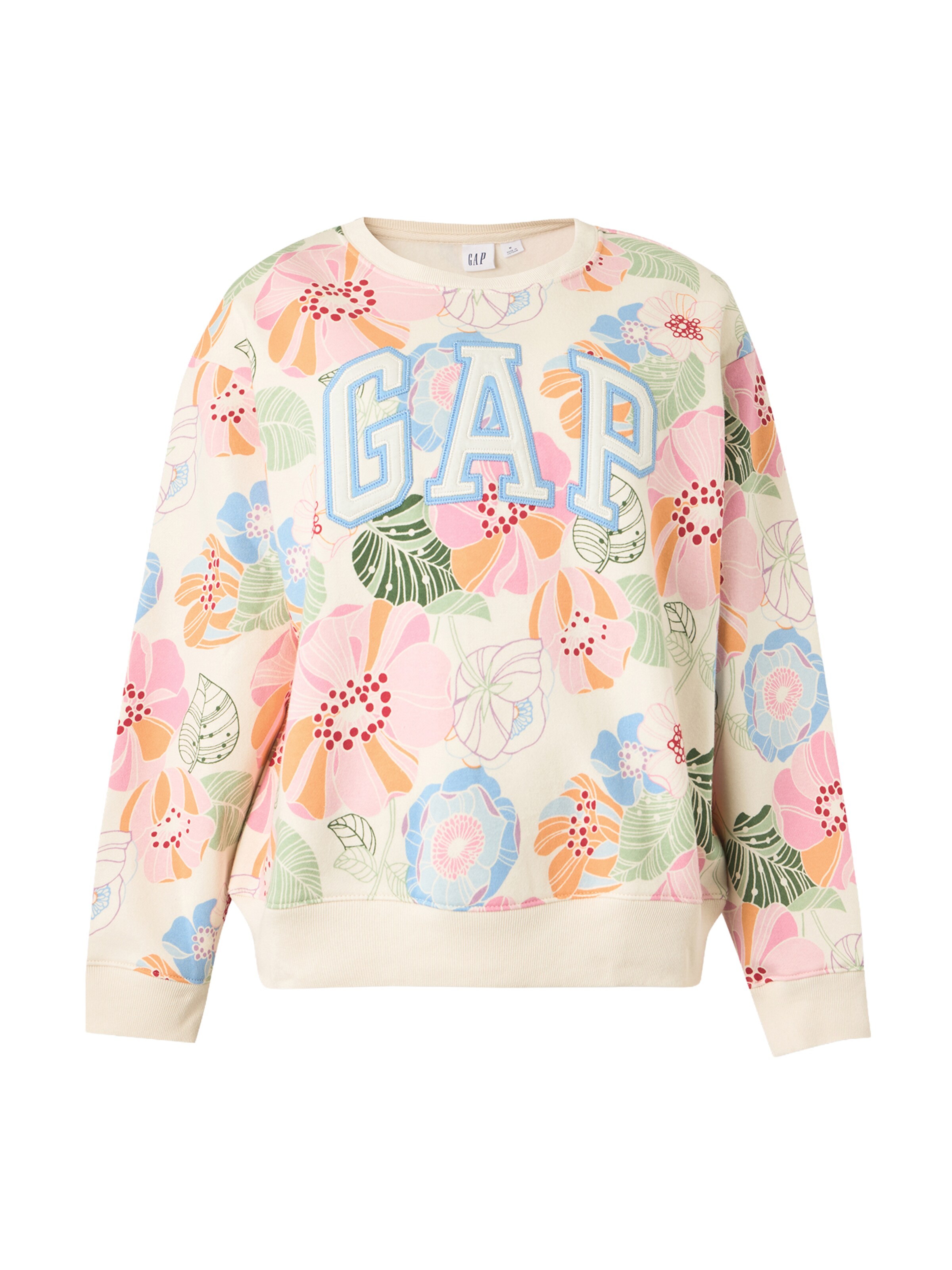 GAP Sweatshirt 'HERITAGE' in Beige: Vorderseite