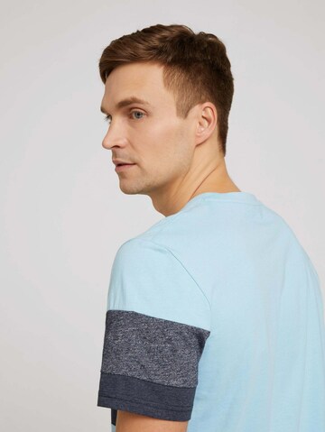 TOM TAILOR T-Shirt in Blau