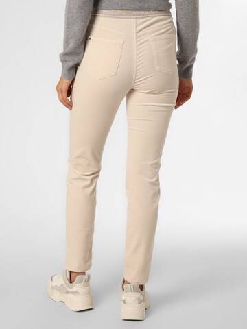 Marc Cain Regular Bundfaltenhose in Beige