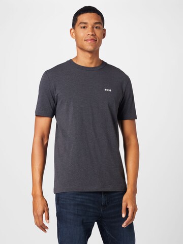 T-Shirt 'TEE' BOSS en gris : devant